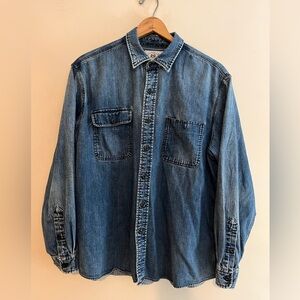 RRL ralph lauren military denim shirt ⛽️ 🔥